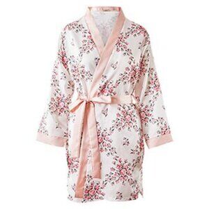 Morgan Lane x FabFitFun Floral Satin Robe